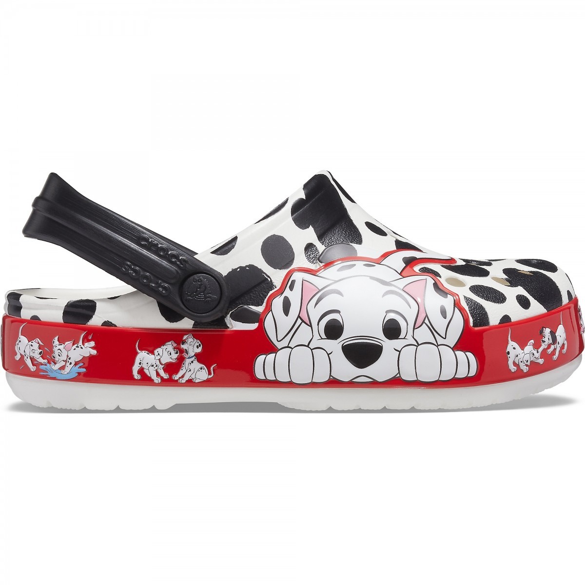 Saboți Crocs Fun Lab Disney 101 Dalmatians Clog K Alb - White - imagine 6